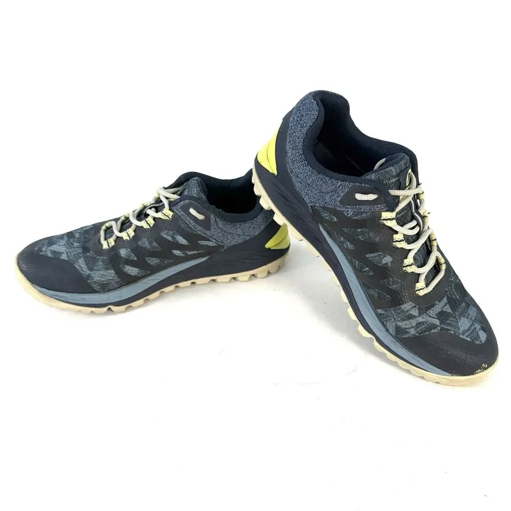 Merrell Antora 2 Print Trail Sneakers Shoes Arona Bleu J067128 Women's Size 7.5